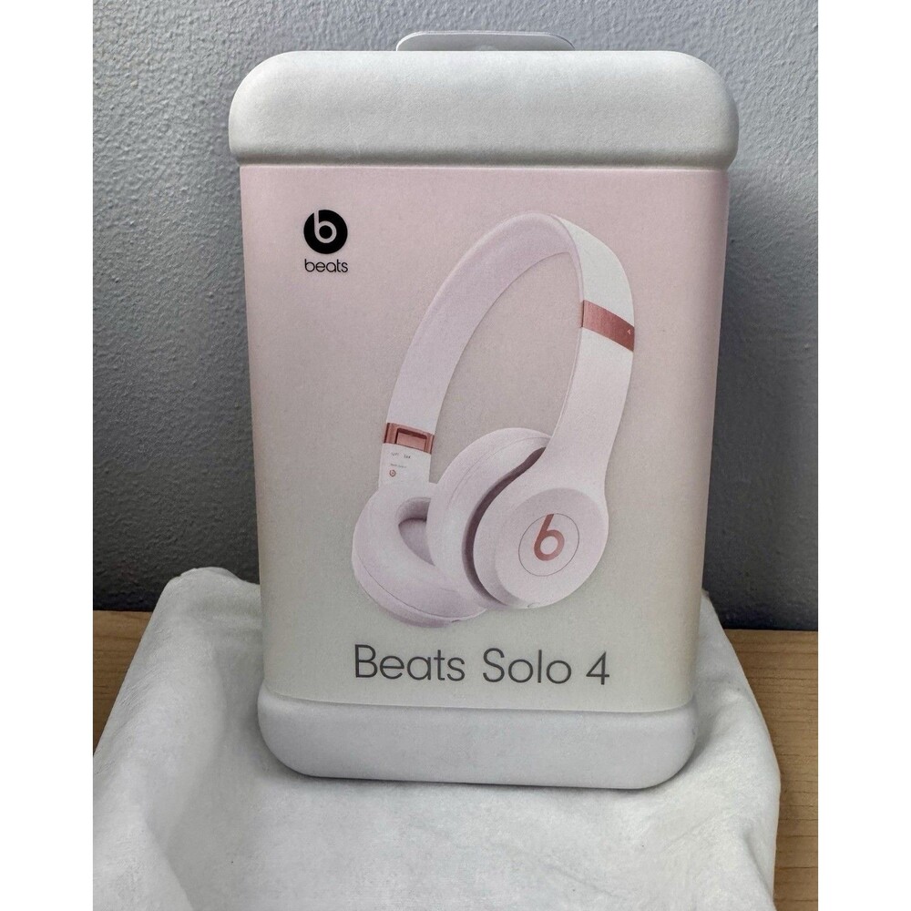 Beats Solo 4 MUW33LL/A Cloud Pink Wireless Headphones - NEW